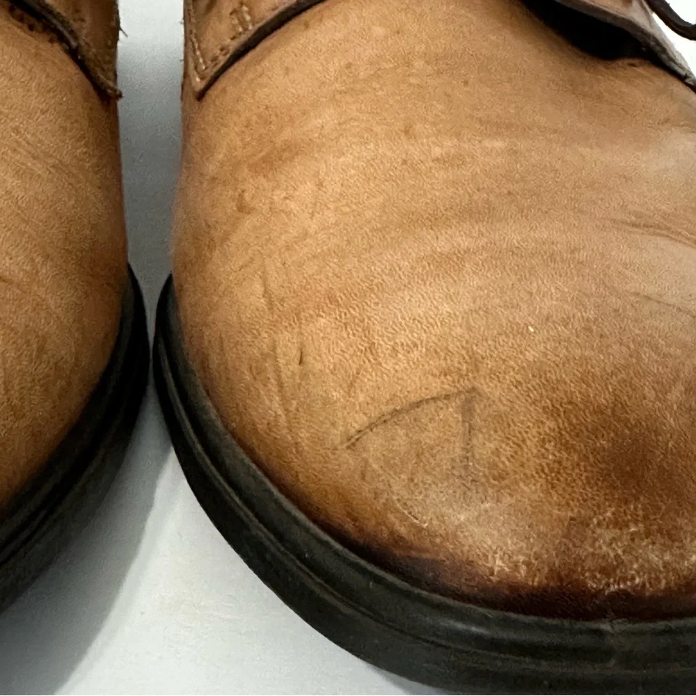 Ecco Men Derby Shoe Leather Lace-Up Business Casual Office Contemporary 43/9-9.5